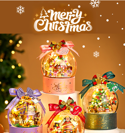 Globo De Neve De Natal, Estatueta De Casa De Vila