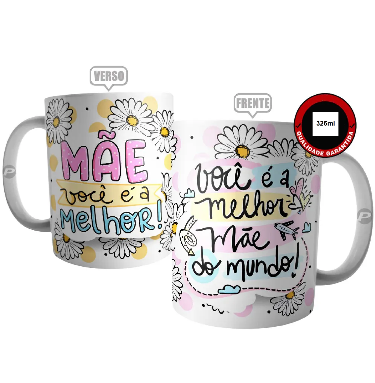 Caneca Presente Melhor Mãe do Mundo Amo Você Xícara Criativa