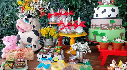 Decore sua fazendinha com nossos itens especiais para eventos no campo fazendinha