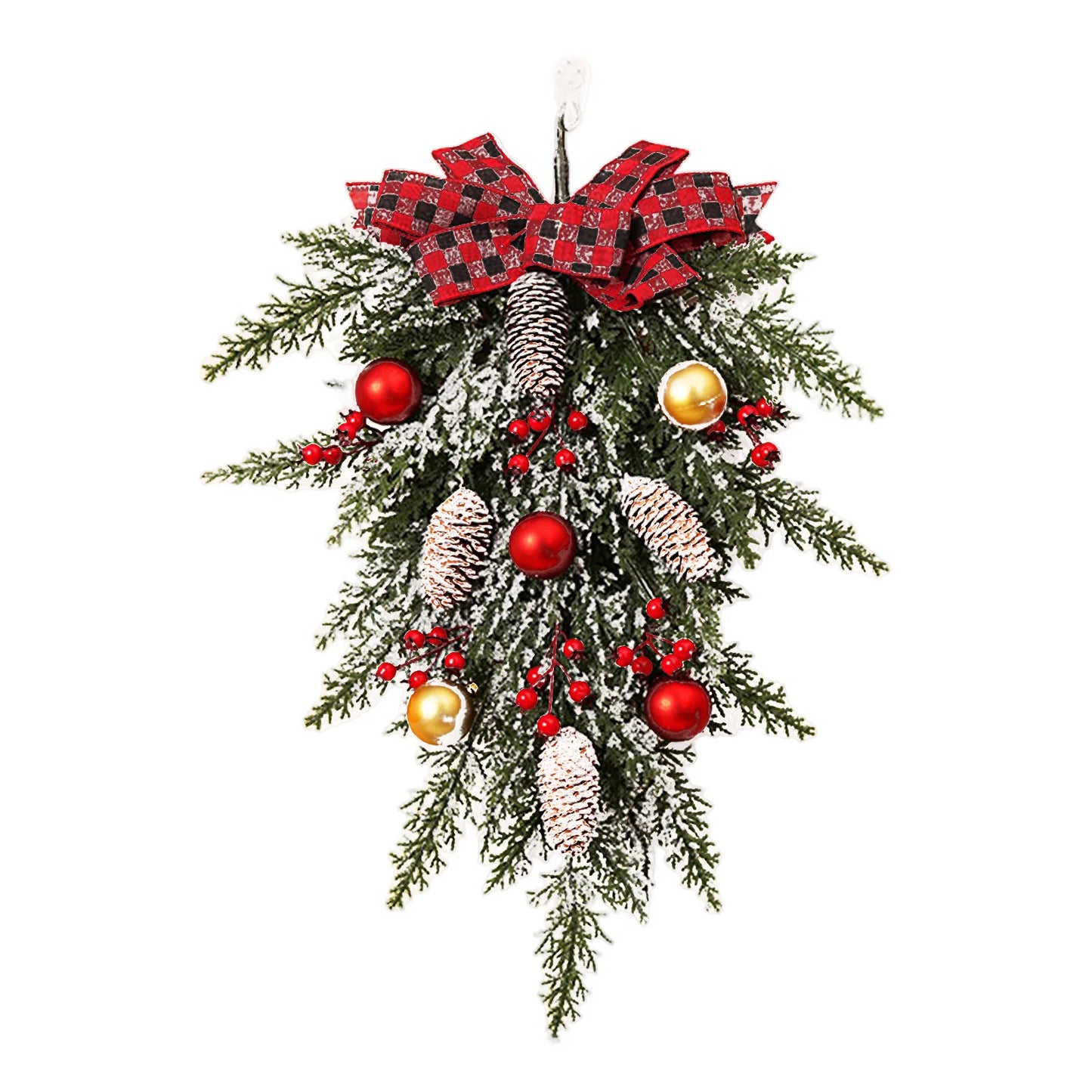 Guirlanda de Natal Enfeites Pendurados Árvore De Natal Layout De Cena De 50 Cm