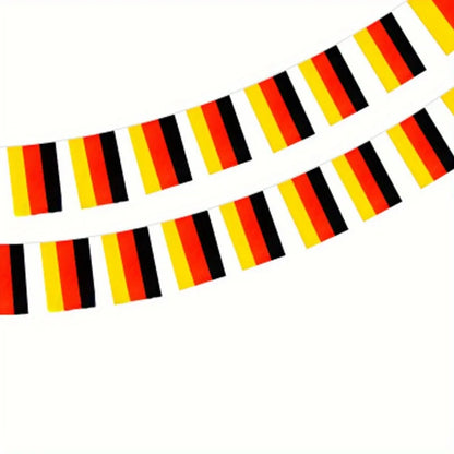Bandeira de bandeira de corda da Alemanha, mini bandeiras alemãs pequenas bandeiras