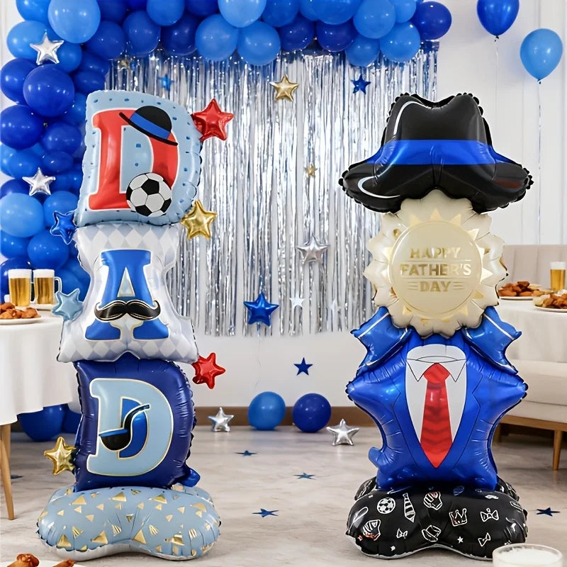 Balões de alumínio grandes para o Dia dos Pais Dia dos Pais, itens de decoração