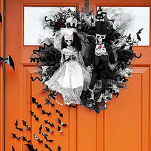 Carregar imagem no visualizador da galeria, Guirlanda de esqueleto de Halloween guirlanda de janela e decoração assustadora
