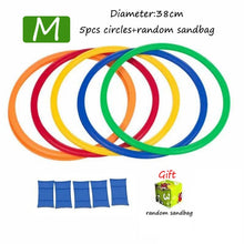 Carregar imagem no visualizador da galeria, Conjunto de Anéis de Treinamento de Agilidade de Velocidade, 10 Peças de Anel
