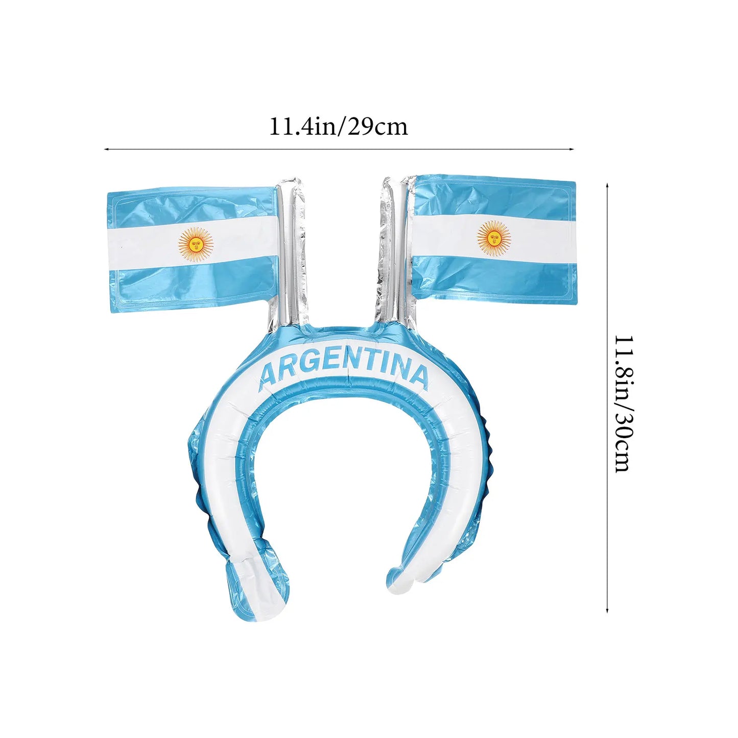 Faixa Copa do Mundo de cabeça com tema de futebol faixa de cabeça para fãs de futebol