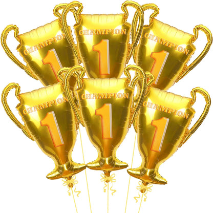 Balão de Futebol Copa do Mundo Camisa, Preto, Pacote com 6, Balão em Formato de Camisa