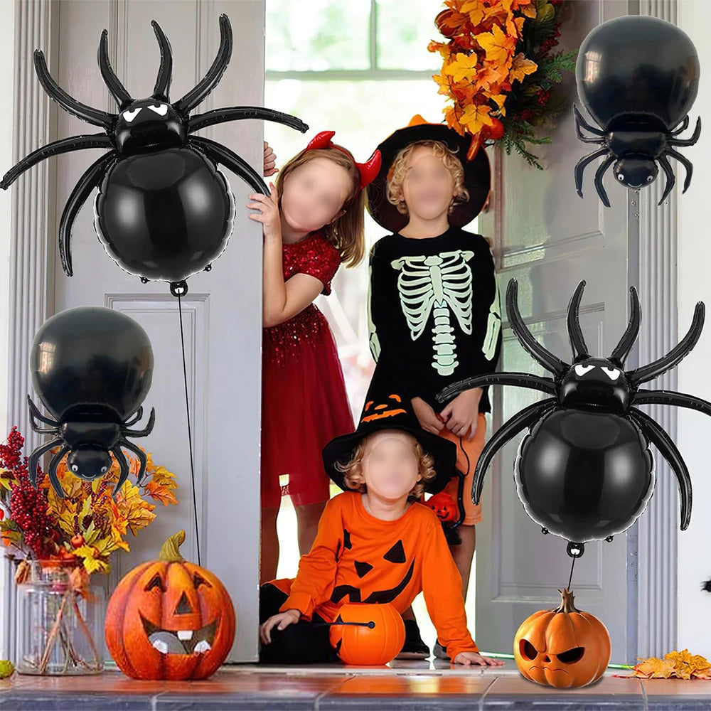 Balões grandes de Halloween Balões de esqueleto em pé Balão assustador base Balão