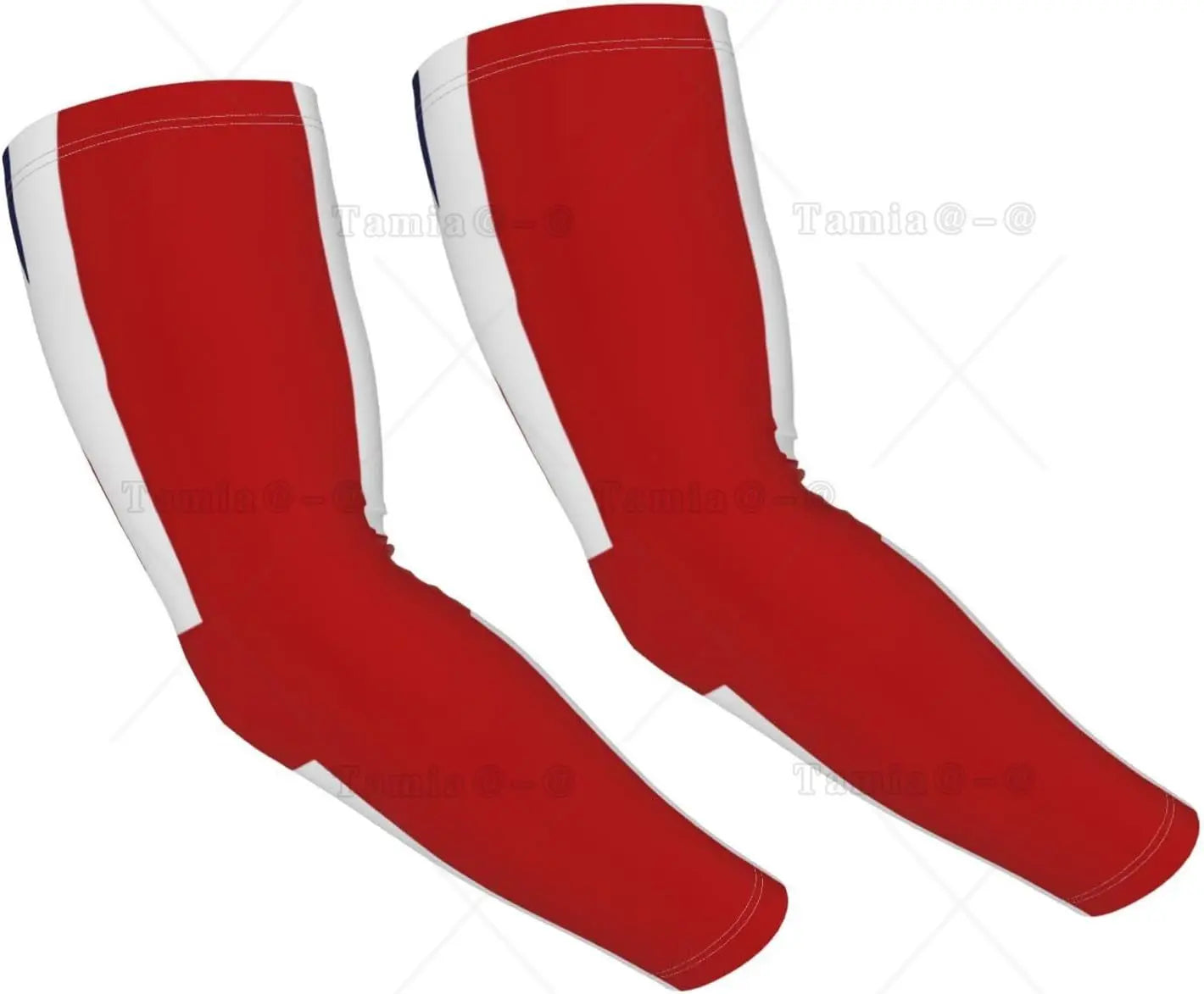 Mangas refrescantes com a bandeira da Brasil, proteção solar, homens e mulheres, ideais