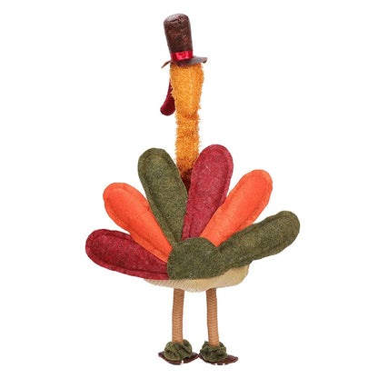 Decoração festa junina bonecos de pelúcia de peru de Ação de Graças de 32 polegadas