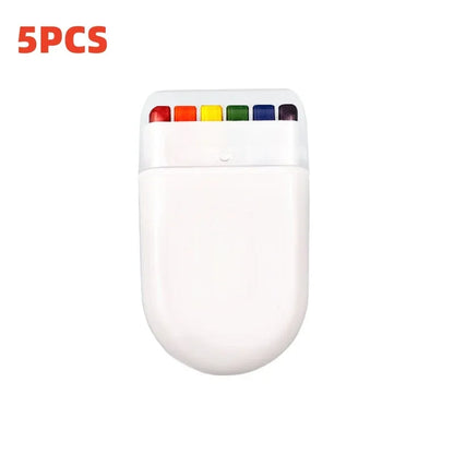 Caneta rosto bandeira torcida, caneta maquiagem para pintar uma bandeira no rosto, 6 cor