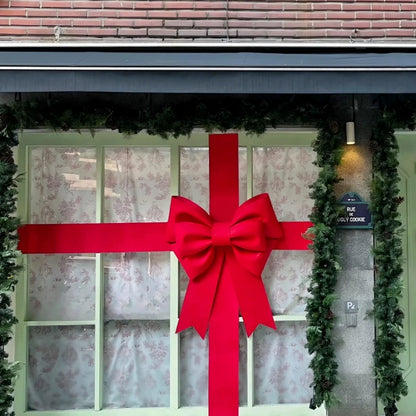 Laço gigante para inauguração