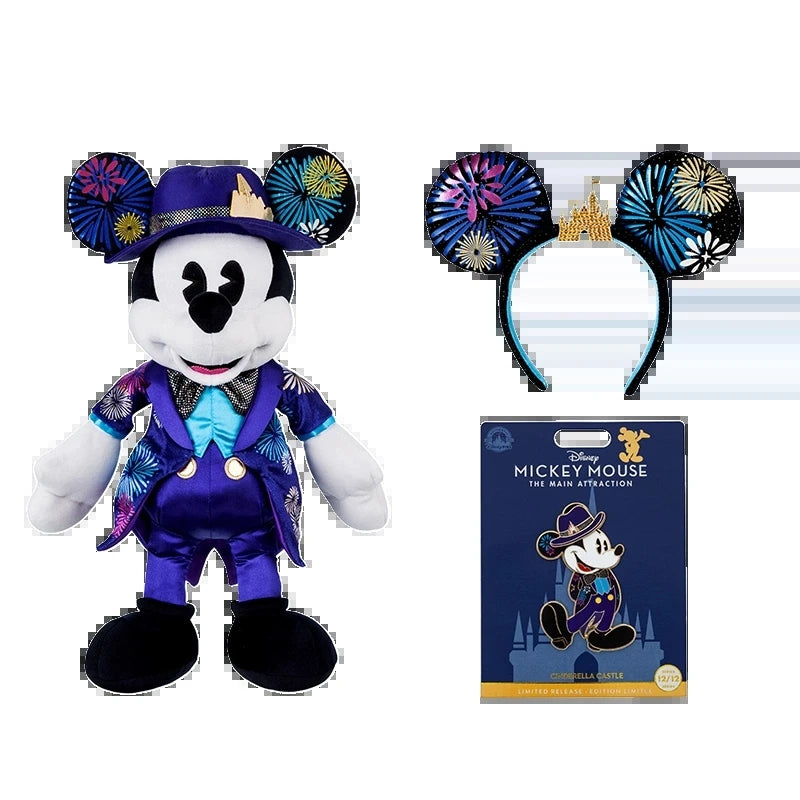 Disney Mickey Mouse Atração principal Edição Limitada Série 41cm Pelúcia Macia