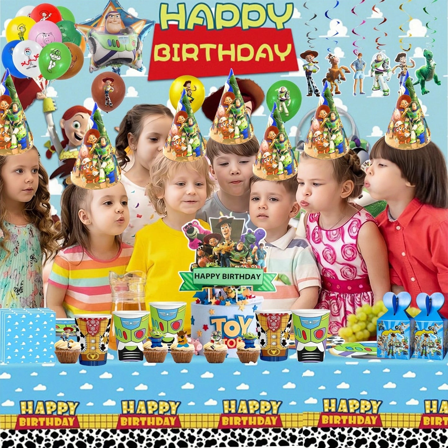 33 Modelos de decoração para festa de aniversário com tema Toy Story de história