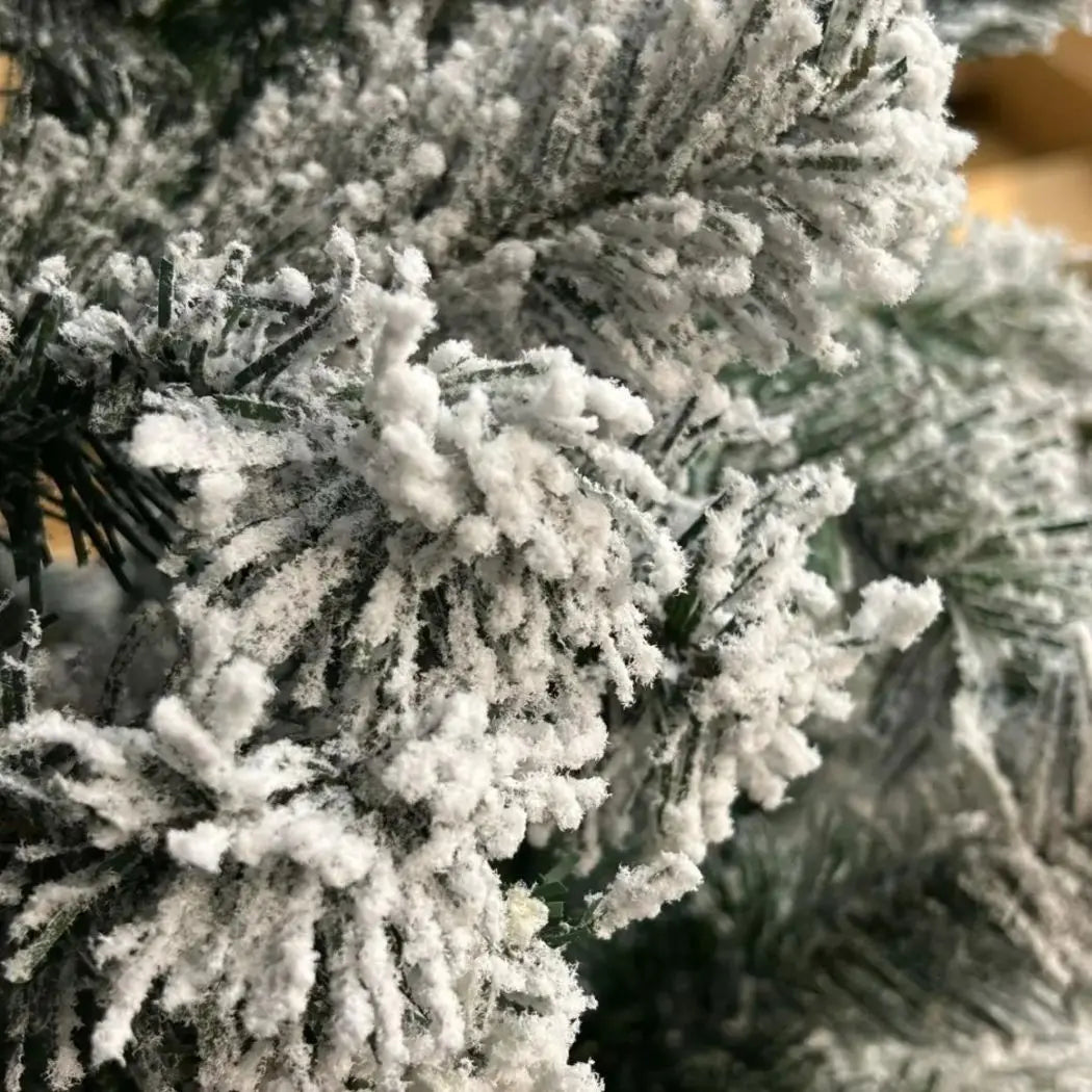 Árvore de Natal Branca 1.80 Luxo Grande Nevada Pinheiro Cheia 450 Galhos Alpina