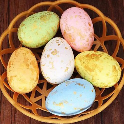 Ovos/Coelho/Cenoura de Páscoa decoração 24 peças de enfeites ovo Páscoa e cenoura