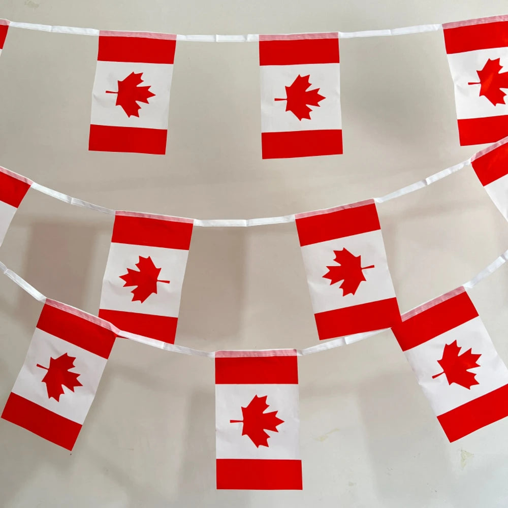 Bandeirinhas Copa do Mundo Bandeira canadense de bandeirinhas canadenses | Bandeira