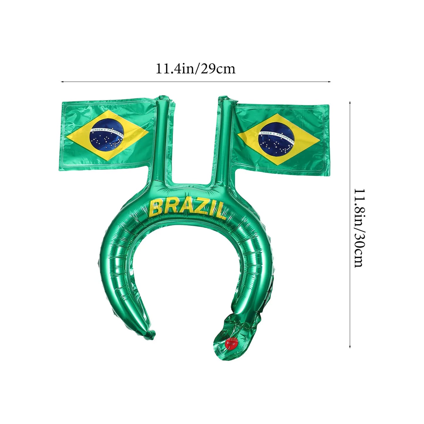 Faixa Copa do Mundo de cabeça com tema de futebol faixa de cabeça para fãs de futebol