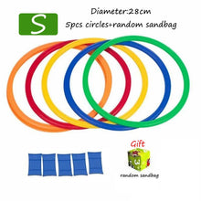 Carregar imagem no visualizador da galeria, Conjunto de Anéis de Treinamento de Agilidade de Velocidade, 10 Peças de Anel
