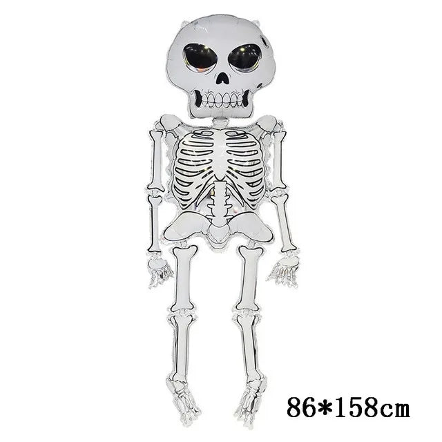 Decoração de festa de Halloween 3D balões decoração abóbora gato balão forma fantasma