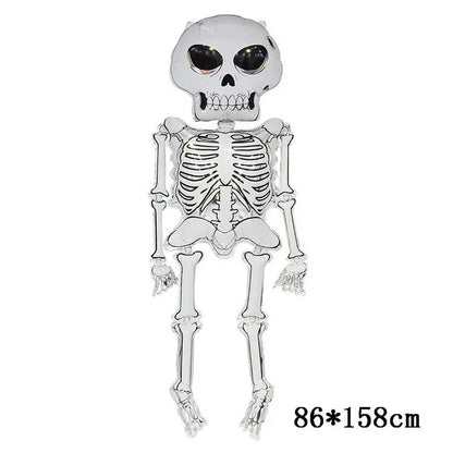 Decoração de festa de Halloween 3D balões decoração abóbora gato balão forma fantasma