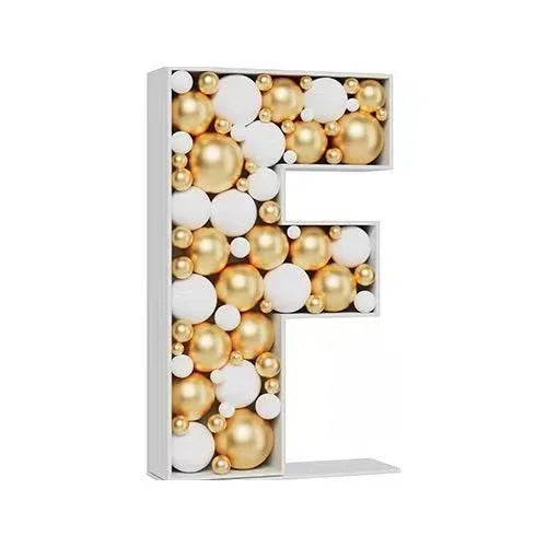 Letras Gigante Moldura para Balão com Números, Mosaico de Balões de 73 cm, Moldura