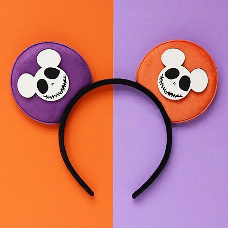 Tiaras Acessórios Disney Conjunto de 1 tiaras com orelhas rato para o Halloween, lantejoulas