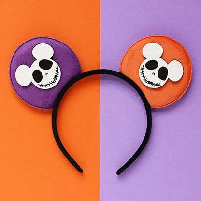 Tiaras Acessórios Disney Conjunto de 1 tiaras com orelhas rato para o Halloween, lantejoulas