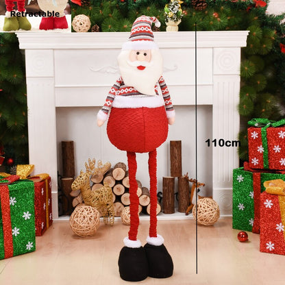 Boneco Natal Papai Noel Cozinheiro Padeiro Chef Em Tecido 48cm