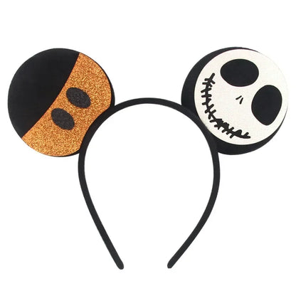Tiaras Acessórios Disney Conjunto de 1 tiaras com orelhas rato para o Halloween, lantejoulas