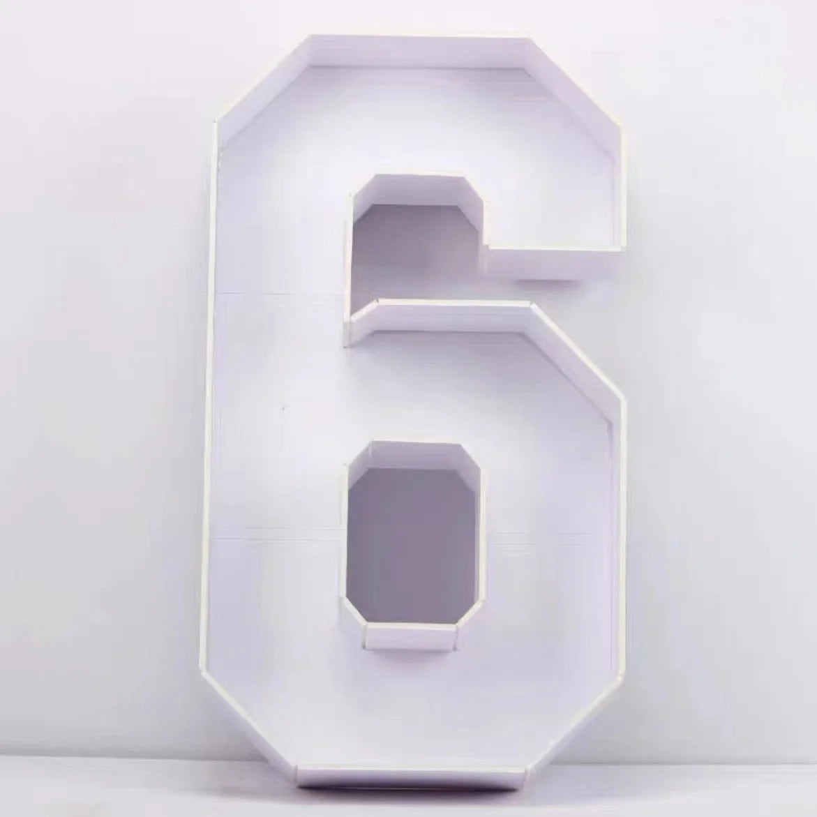 Letras Gigante Moldura para Balão com Números, Mosaico de Balões de 73 cm, Moldura