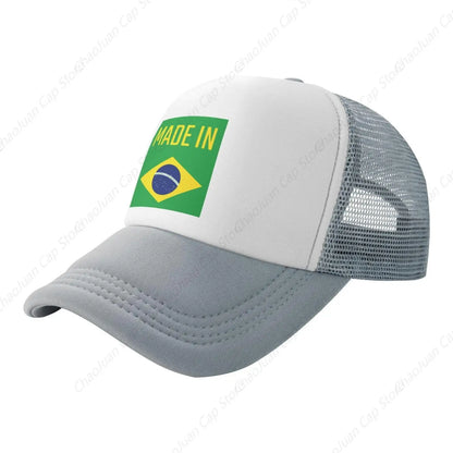 Boné Seleção Brasileira, Preto com Bordado Dourado, Unissex, Futebol Copa do Mundo