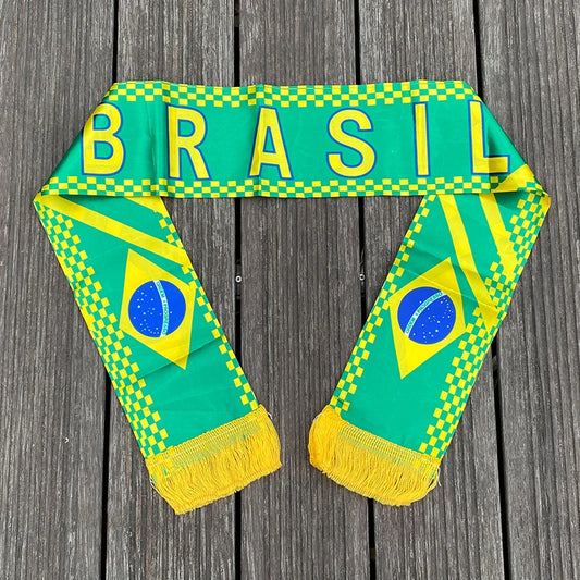 Cachecol esportivo de futebol para a euro malha de futebol de Portugal, 145*18 cm