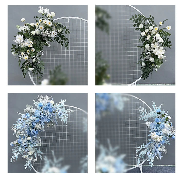 Arco De Casamento Com Flores Artificiais Decoração