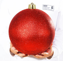 Carregar imagem no visualizador da galeria, Enfeite De Arvore De Natal Bola Brilhosa 12Cm á 20Cm
