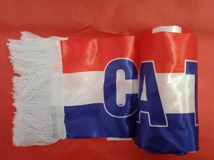 Cachecol da Croácia Copa do Mundo, Cachecol de Futebol da Copa do Mundo de 13*135cm