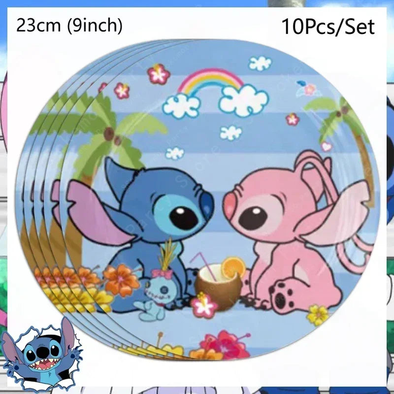 60 itens para festa de aniversário, incluindo copos, pratos e guardanapos para decoração
