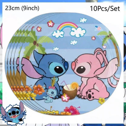 60 itens para festa de aniversário, incluindo copos, pratos e guardanapos para decoração