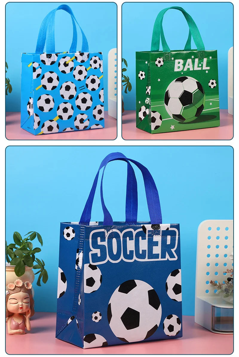 Sacola Copa do Mundo lembrancinhas de festa de futebol, sacos reutilizáveis de presente