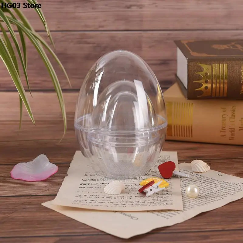 Ovos Páscoa Coelho 10 peças de bola de ovo plástico preenchível transparente pintura ovo