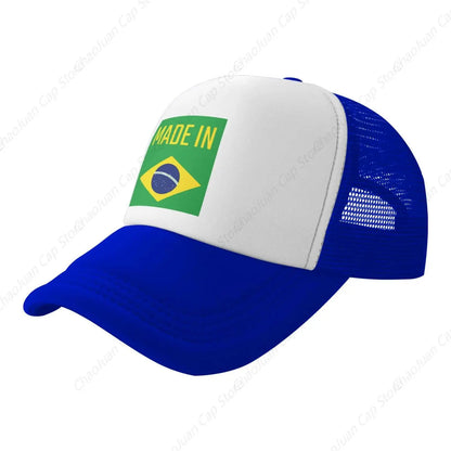 Boné Seleção Brasileira, Preto com Bordado Dourado, Unissex, Futebol Copa do Mundo