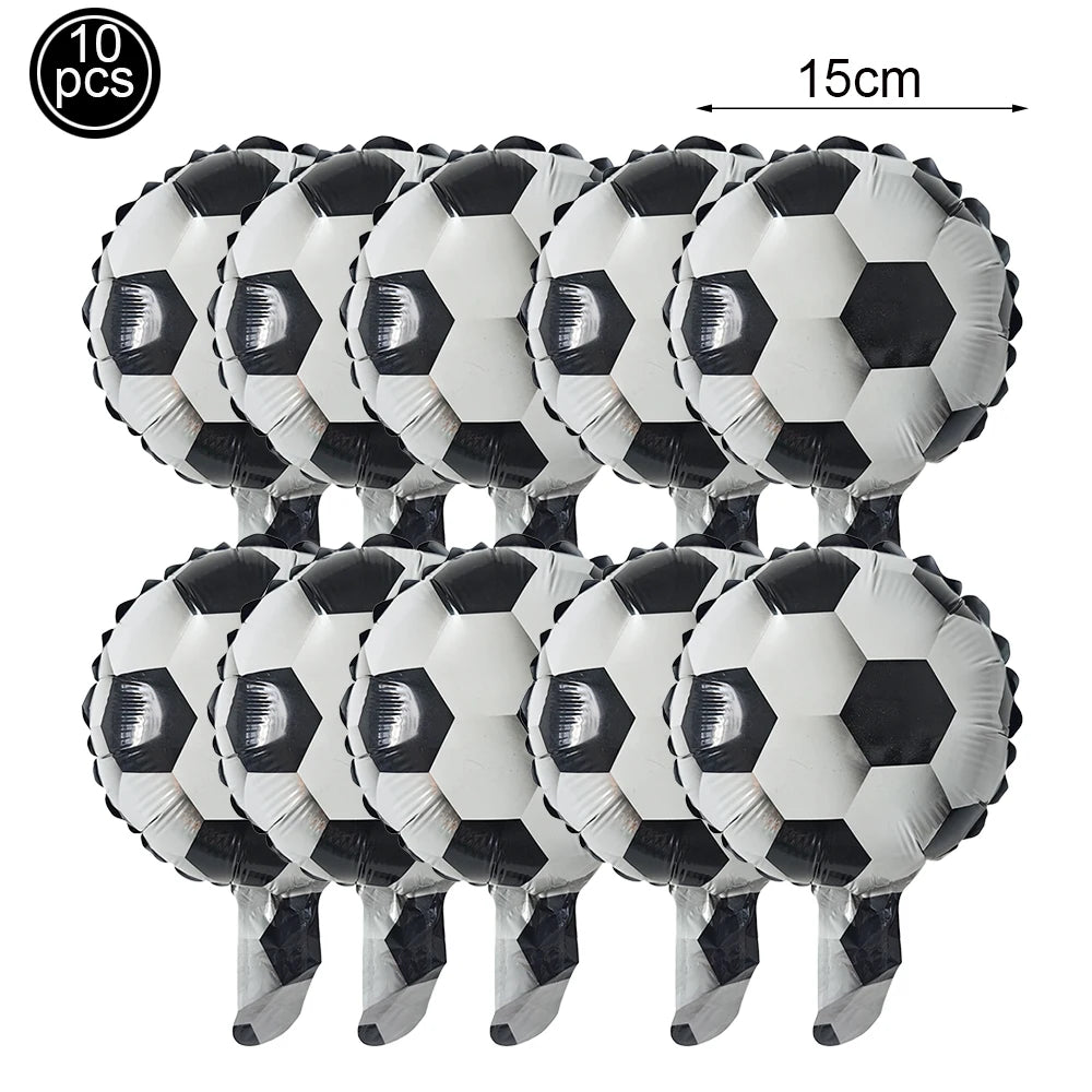 Balões Copa do Mundo Conjunto de balões de festa de futebol, campeonato e balões troféu