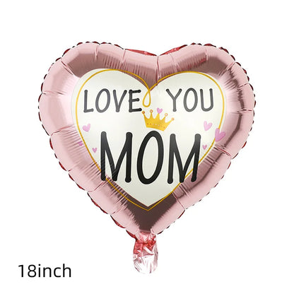 Balões para o Dia das Mães, Balões "Te Amo Mãe" para Decoração de Festas Dia das Mães