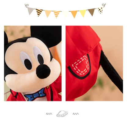 Pelúcia Mickey Mouse Vermelho, 45cm/55cm Disney Store de Terno Vermelho