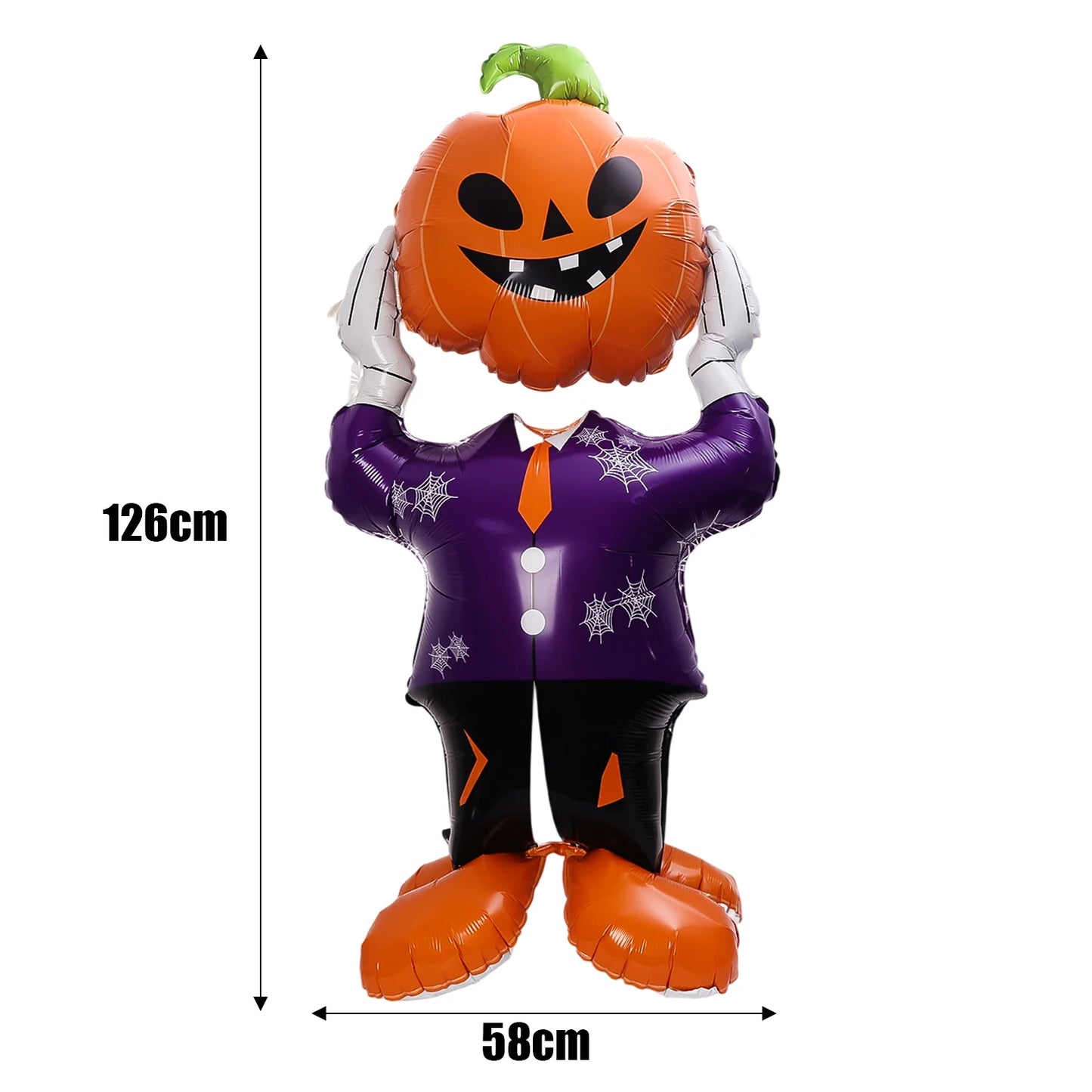 6 Pés Halloween inflável corpo caveira decoração ao ar livre inflável quintal corpo caveira