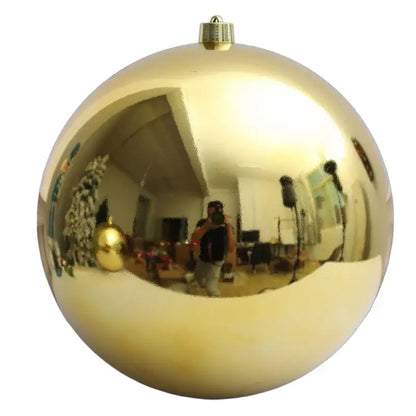 Bola Natal Brilhante para Shopping Center, Bola Decorativa Natal 40cm Brilhante