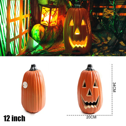 Luzes de abóbora, lanterna de abóbora, abóbora de Halloween, luz noturna LED e abóbora