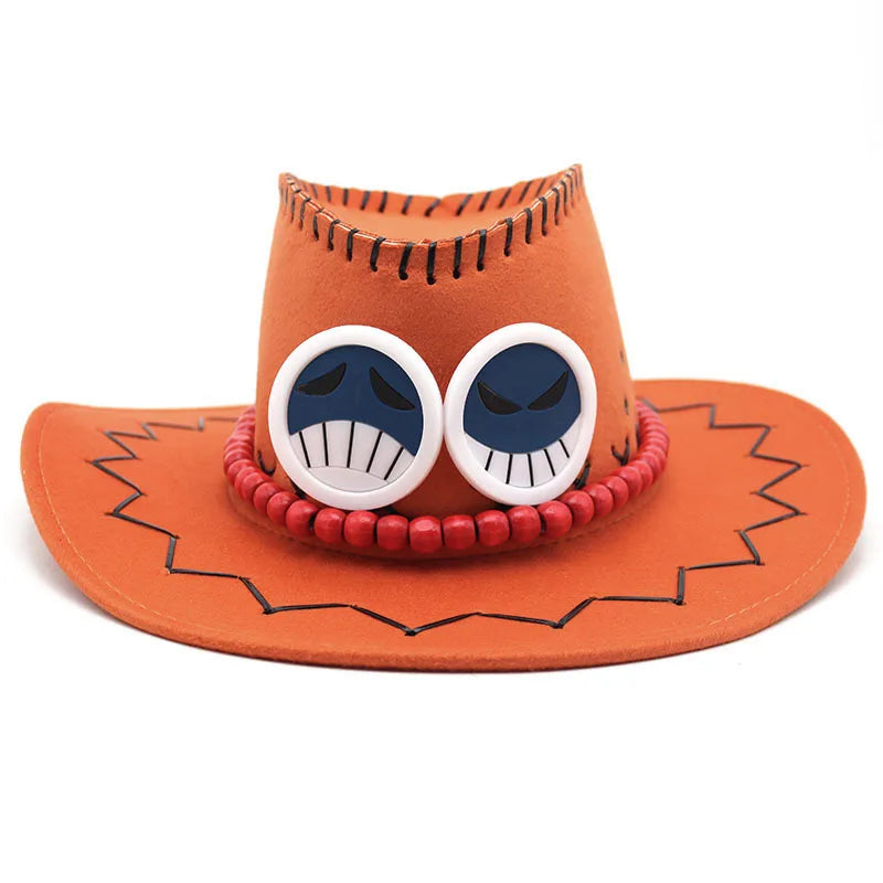 Chapéu Cosplay Tipo Portgas D Ace do One Piece