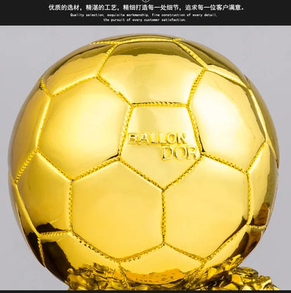 Bola de Copa do Mundo Futebol Dourado Personalizável Troféu Copa Mundo Troféu Futebol