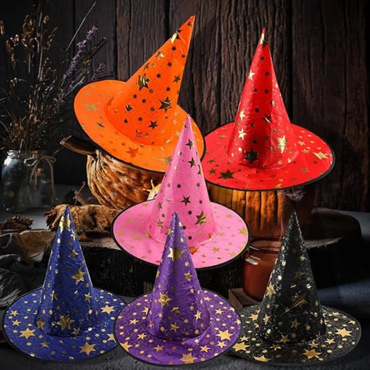 Chapéu de Bruxa Adulto/Infantil Melhor Presente Chapéu de Bruxo Fantasia de Halloween