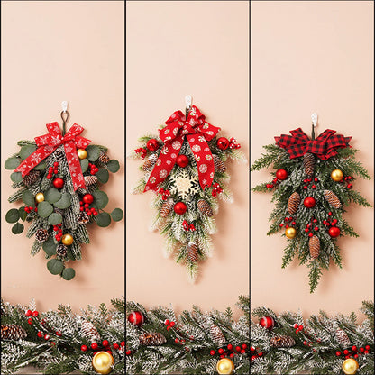 Guirlanda de Natal Enfeites Pendurados Árvore De Natal Layout De Cena De 50 Cm